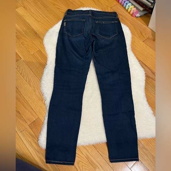 Paige Size 26  hoxton ankle jeans denim skinny dark wash - Picture 4 of 15